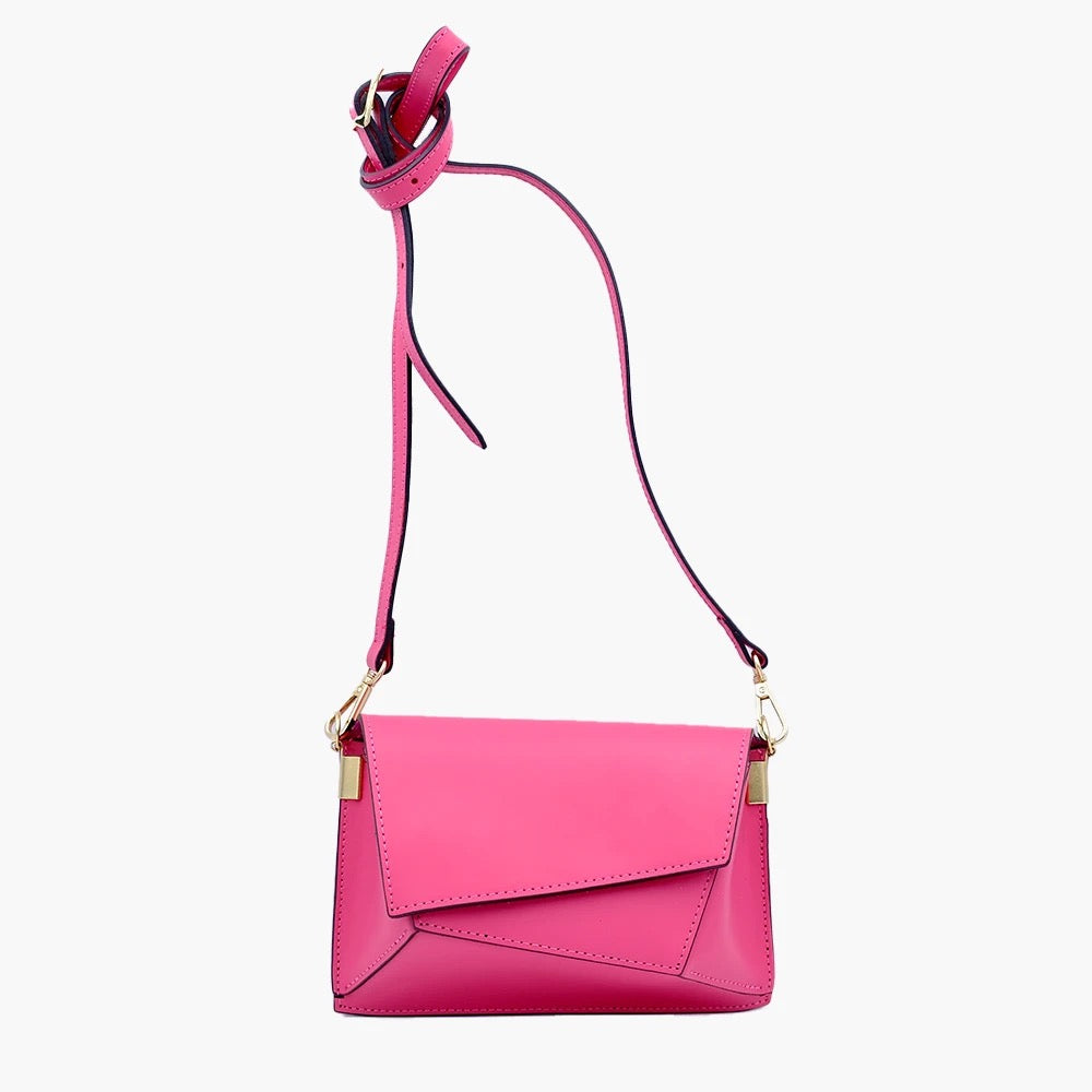 Messenger Bag In Genuine Leather Made In Italy