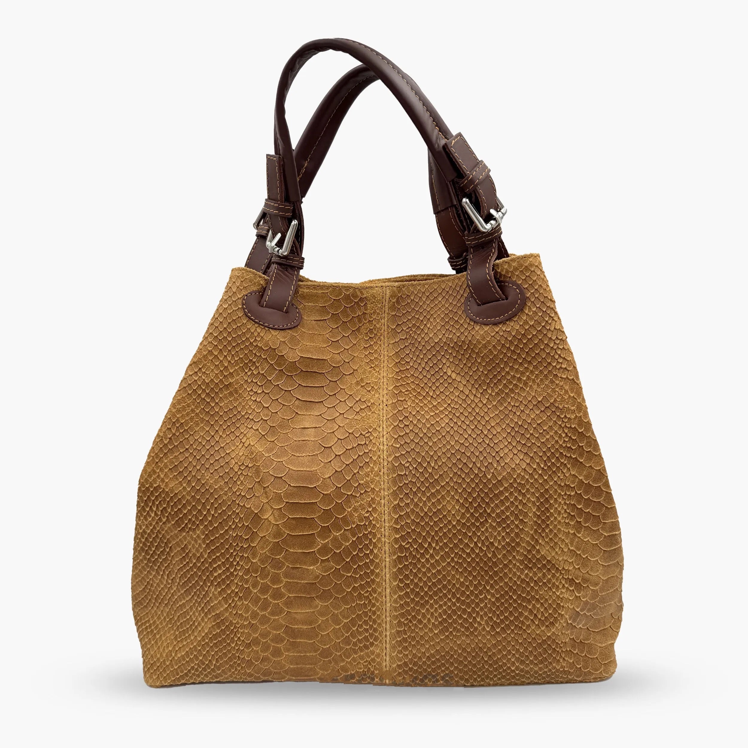 Shoulder Bag In Genuine Leather Made In Italy