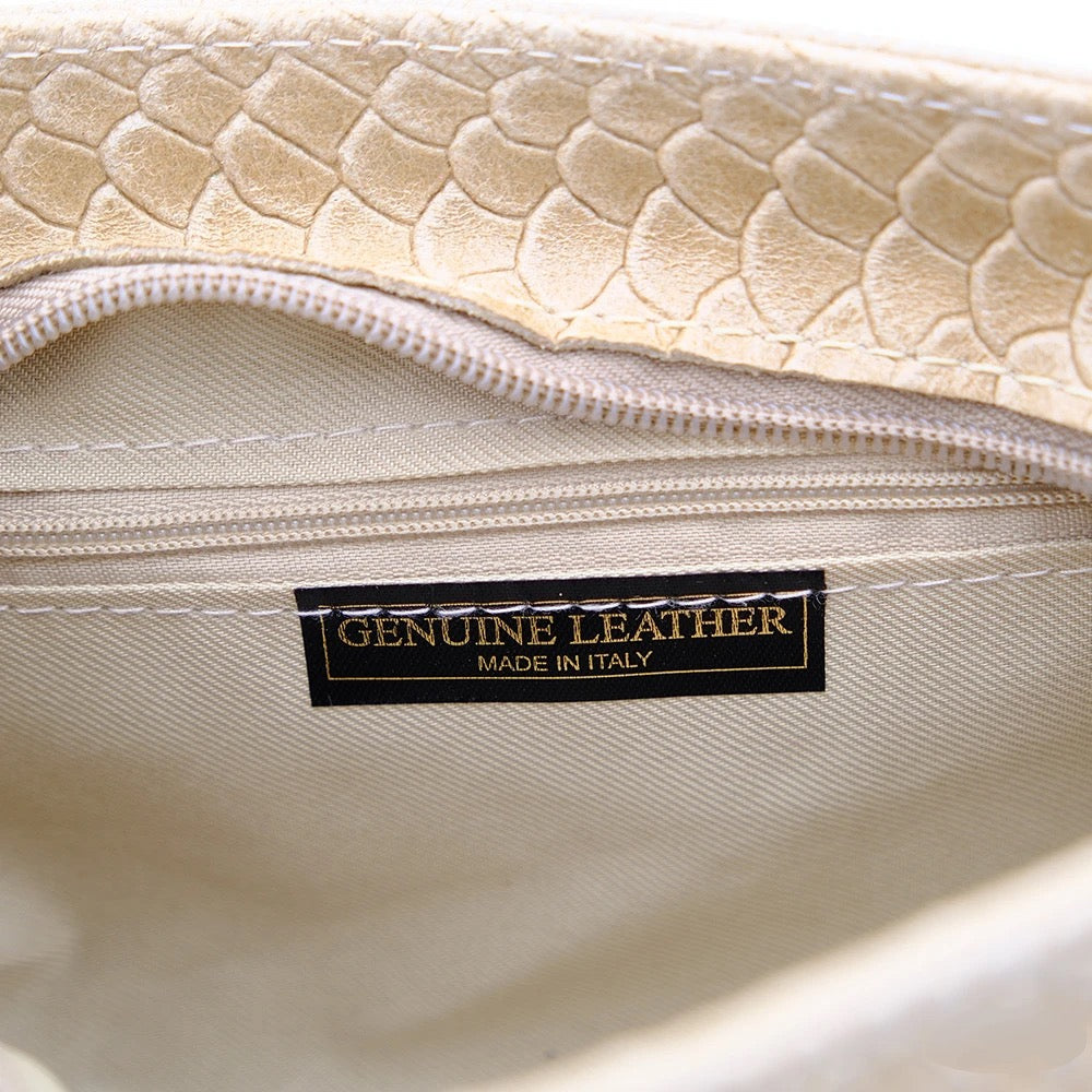 Genuine Leather Messenger Bag Made In Italy