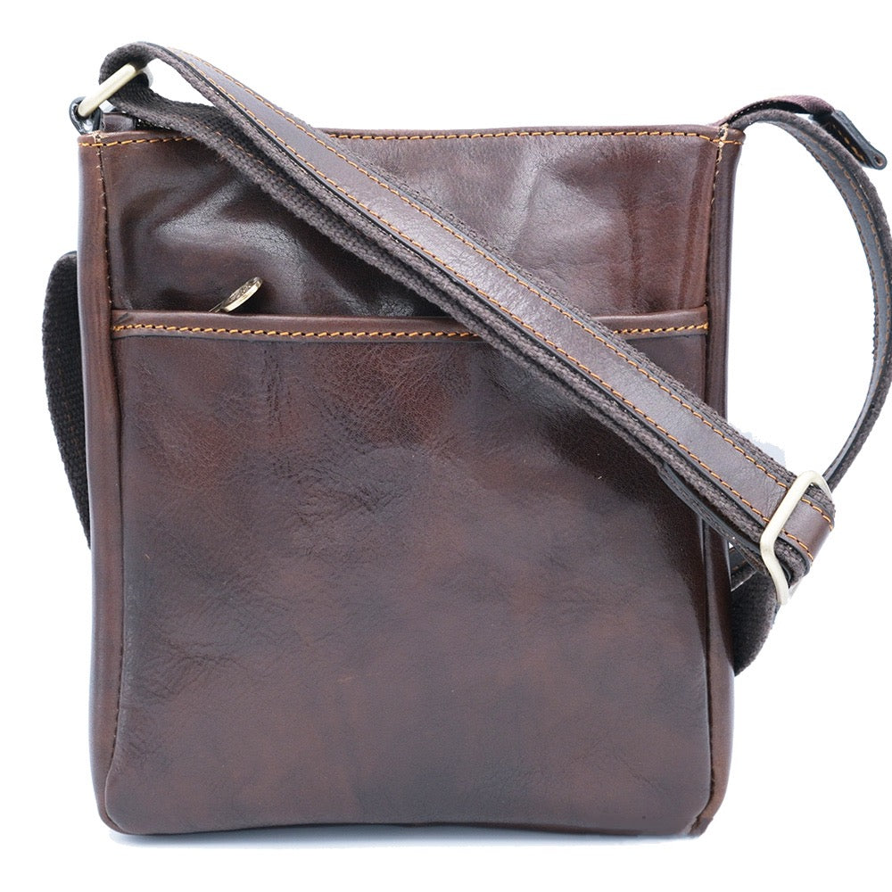Made In Italy Genuine Leather Men's Shoulder Bag