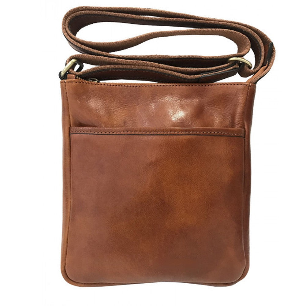Made In Italy Genuine Leather Men's Shoulder Bag
