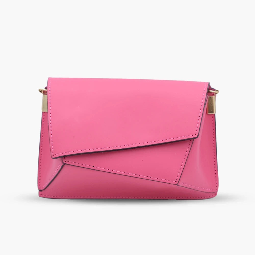 Messenger Bag In Genuine Leather Made In Italy