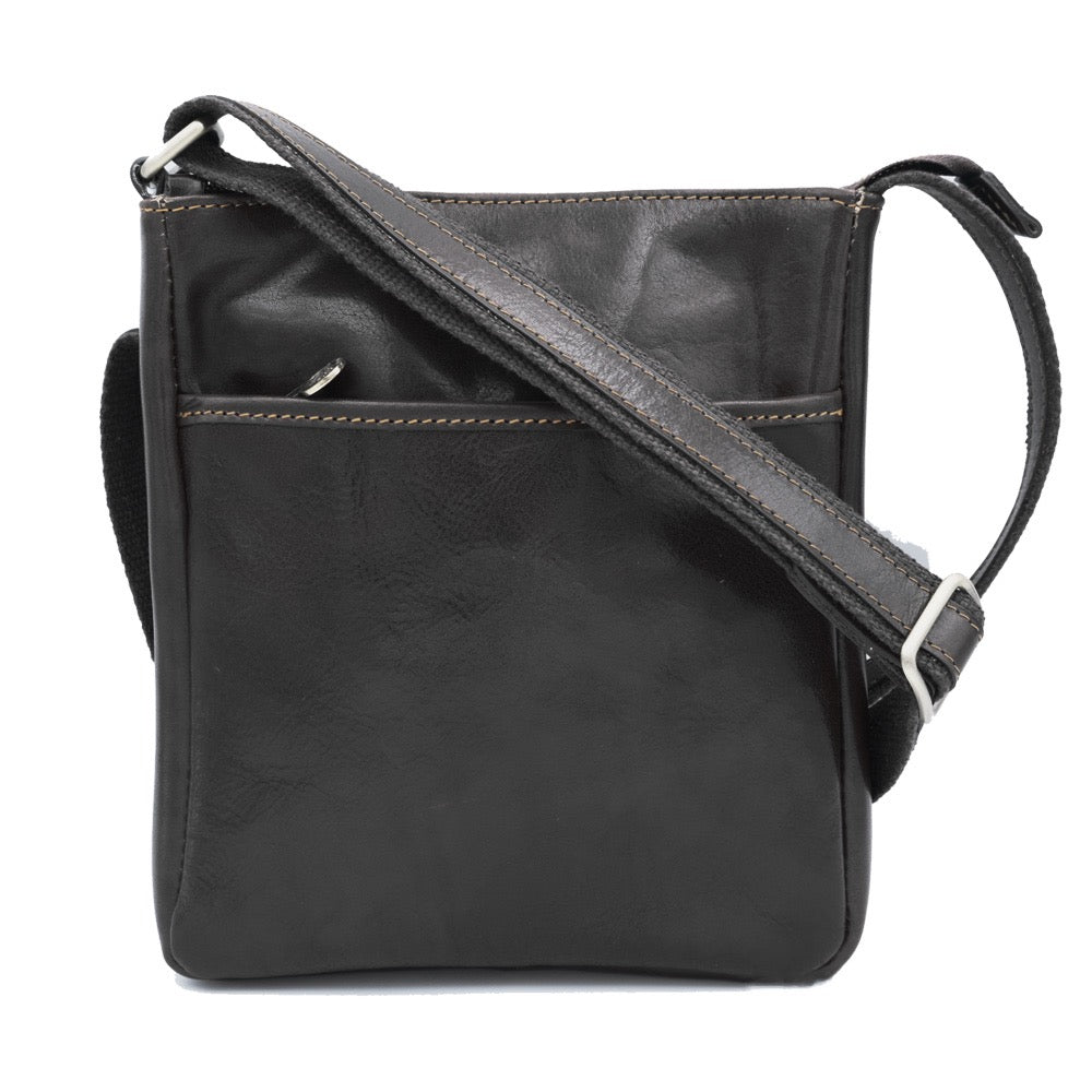Made In Italy Genuine Leather Men's Shoulder Bag