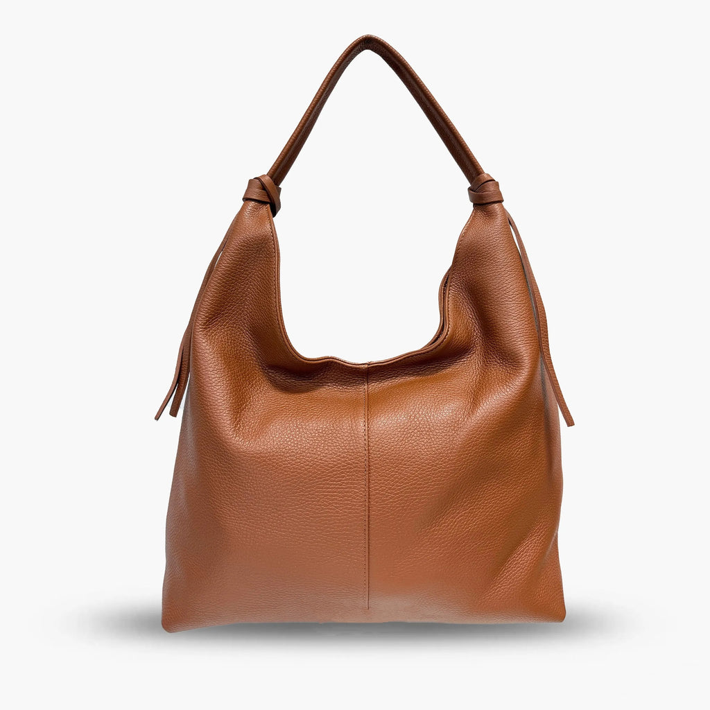 Shoulder Bag In Genuine Leather Made In Italy