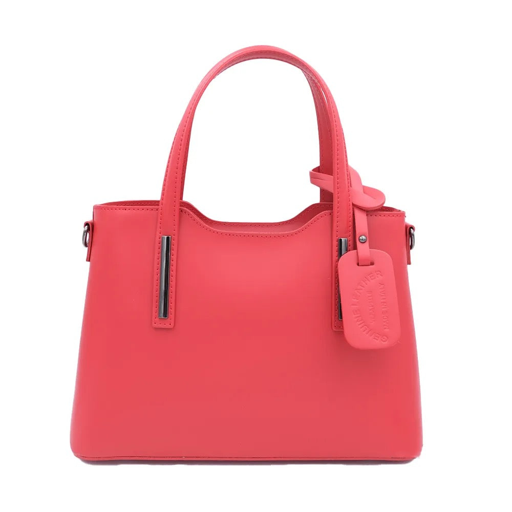 Genuine Leather Shoulder Bag Made In Italy