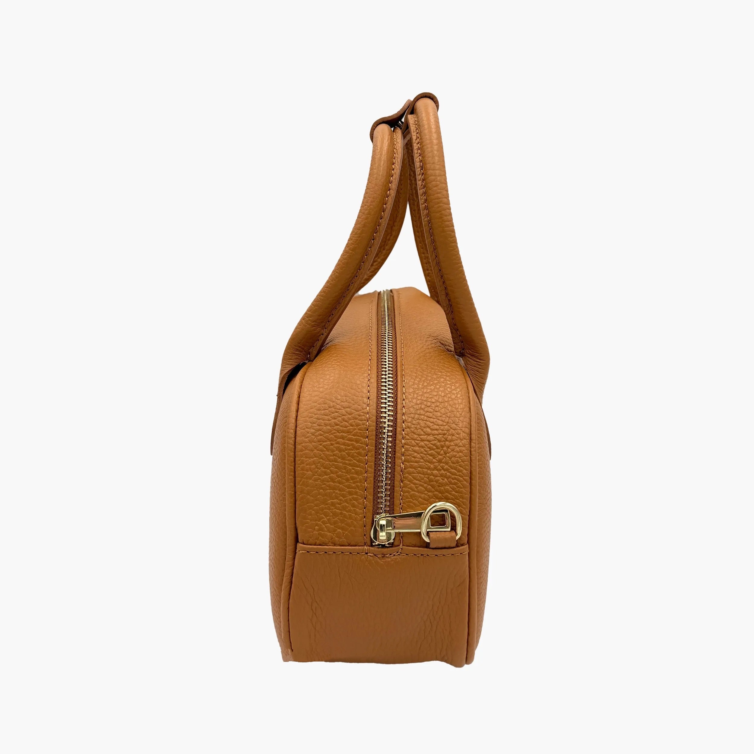 Shoulder Bag In Genuine Leather Made In Italy