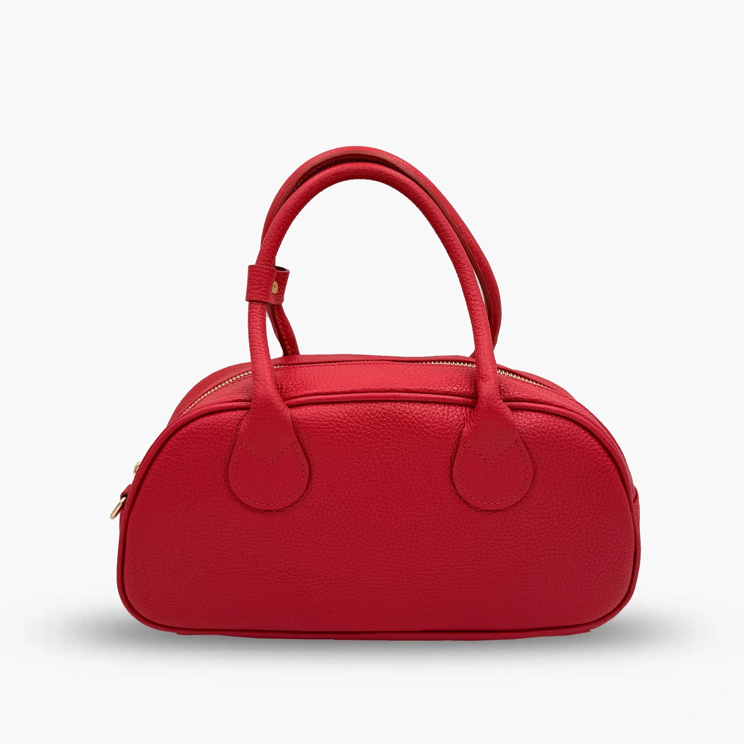 Shoulder Bag In Genuine Leather Made In Italy