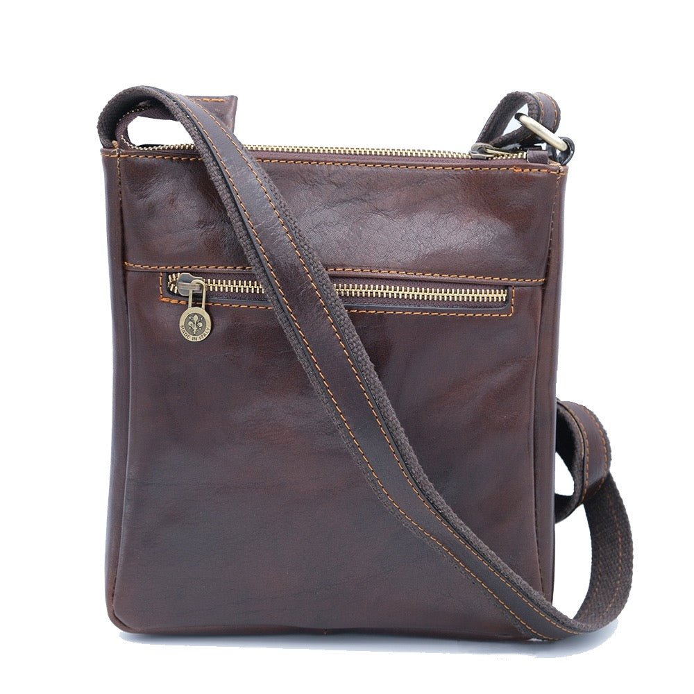 Made In Italy Genuine Leather Men's Shoulder Bag