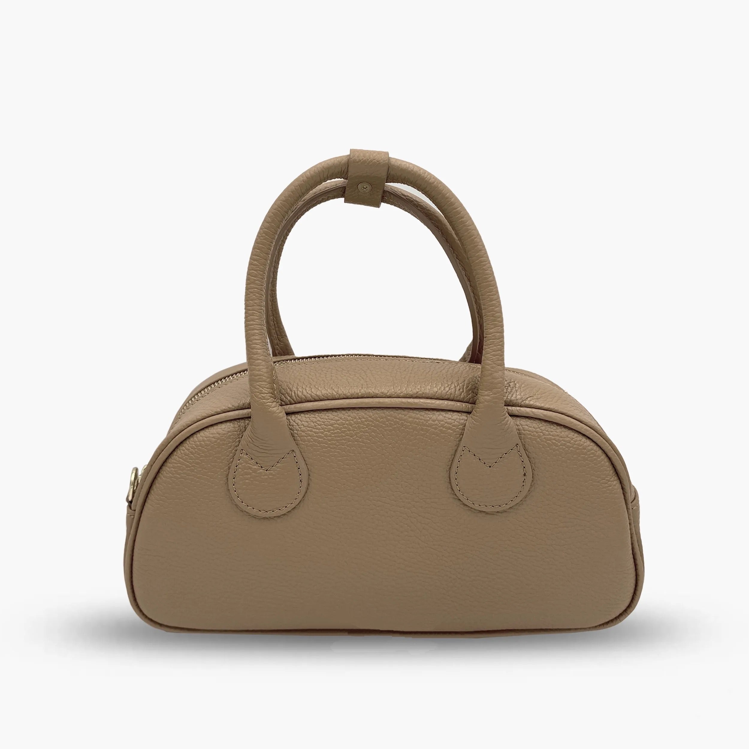 Shoulder Bag In Genuine Leather Made In Italy