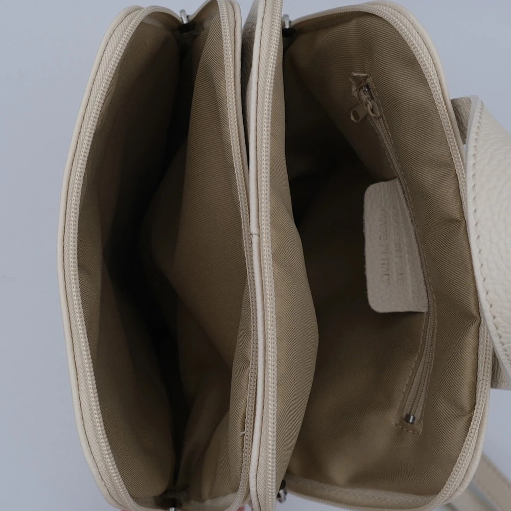 Genuine Leather Backpack Made In Italy