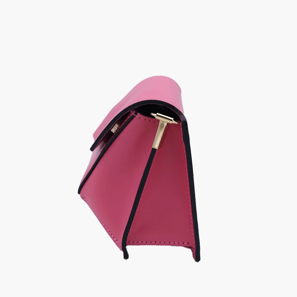 Messenger Bag In Genuine Leather Made In Italy