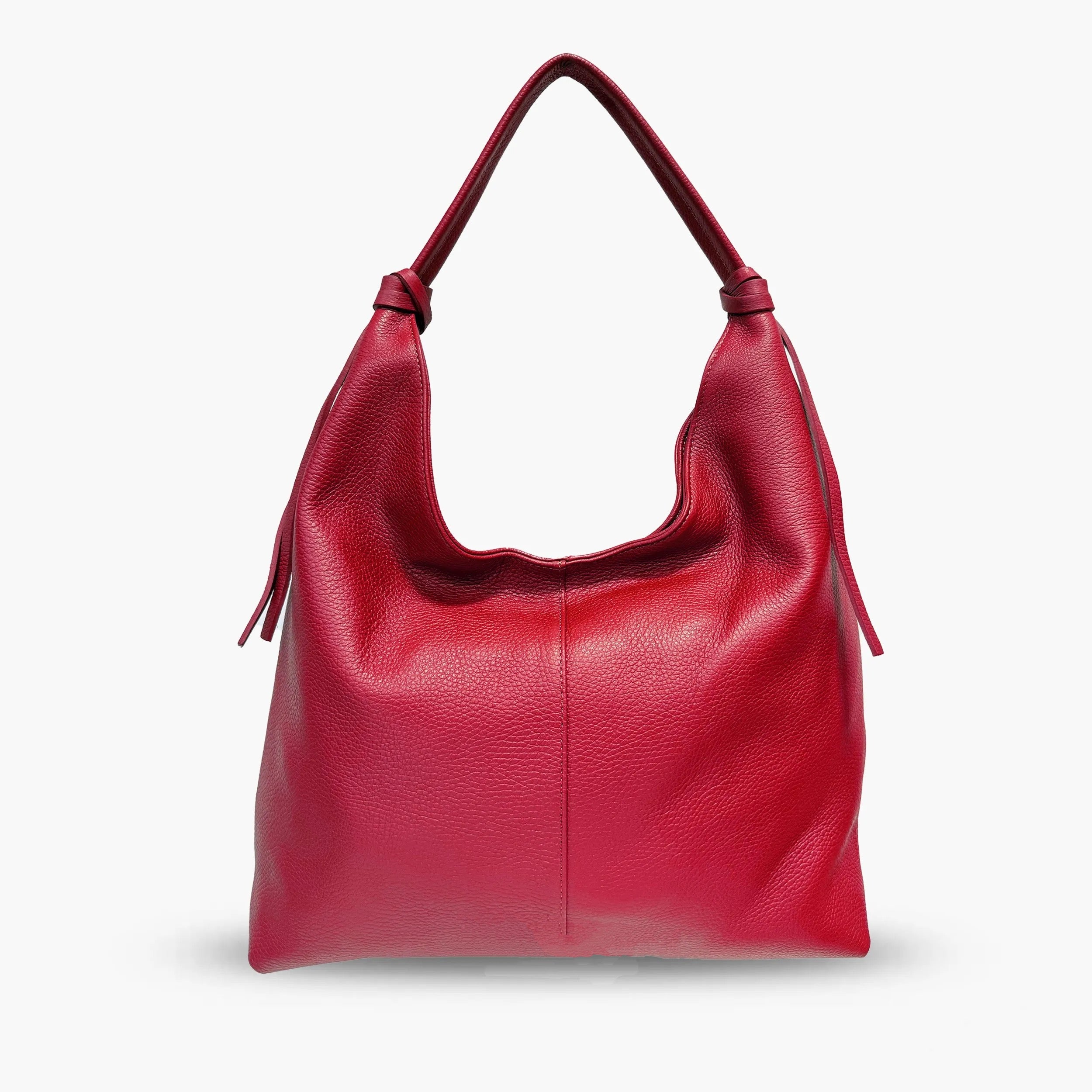 Shoulder Bag In Genuine Leather Made In Italy