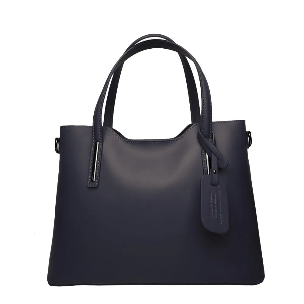 Genuine Leather Shoulder Bag Made In Italy