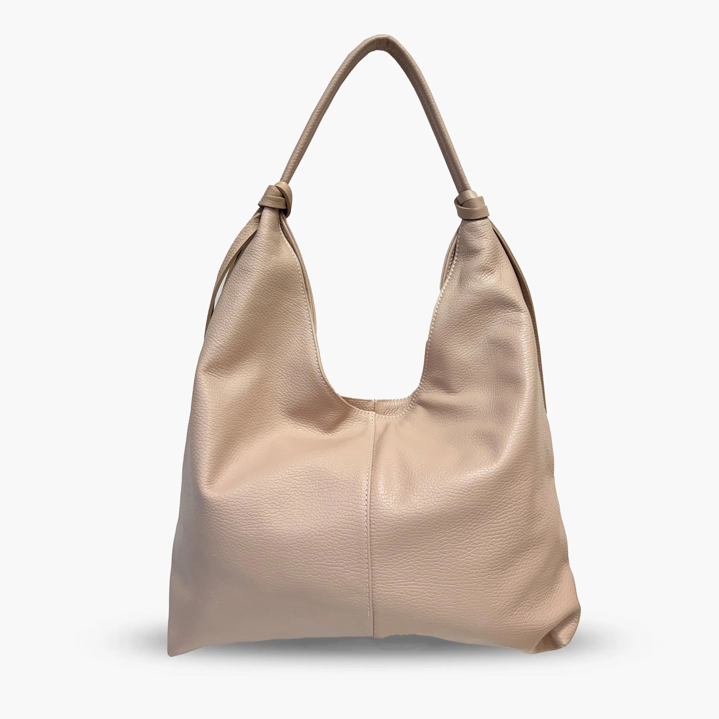 Shoulder Bag In Genuine Leather Made In Italy