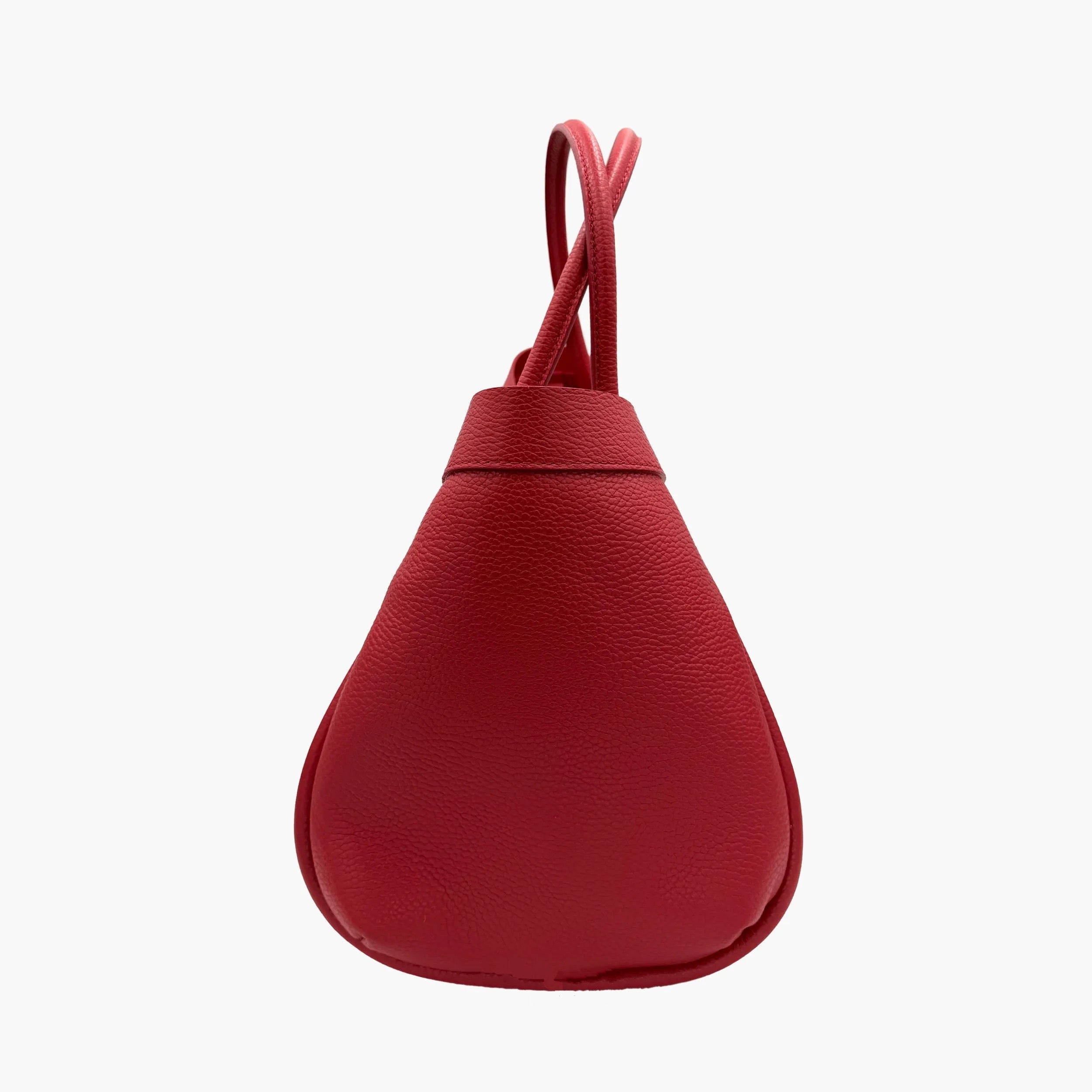 Shoulder Bag With A Beautiful Pochette In Genuine Leather Made In Italy