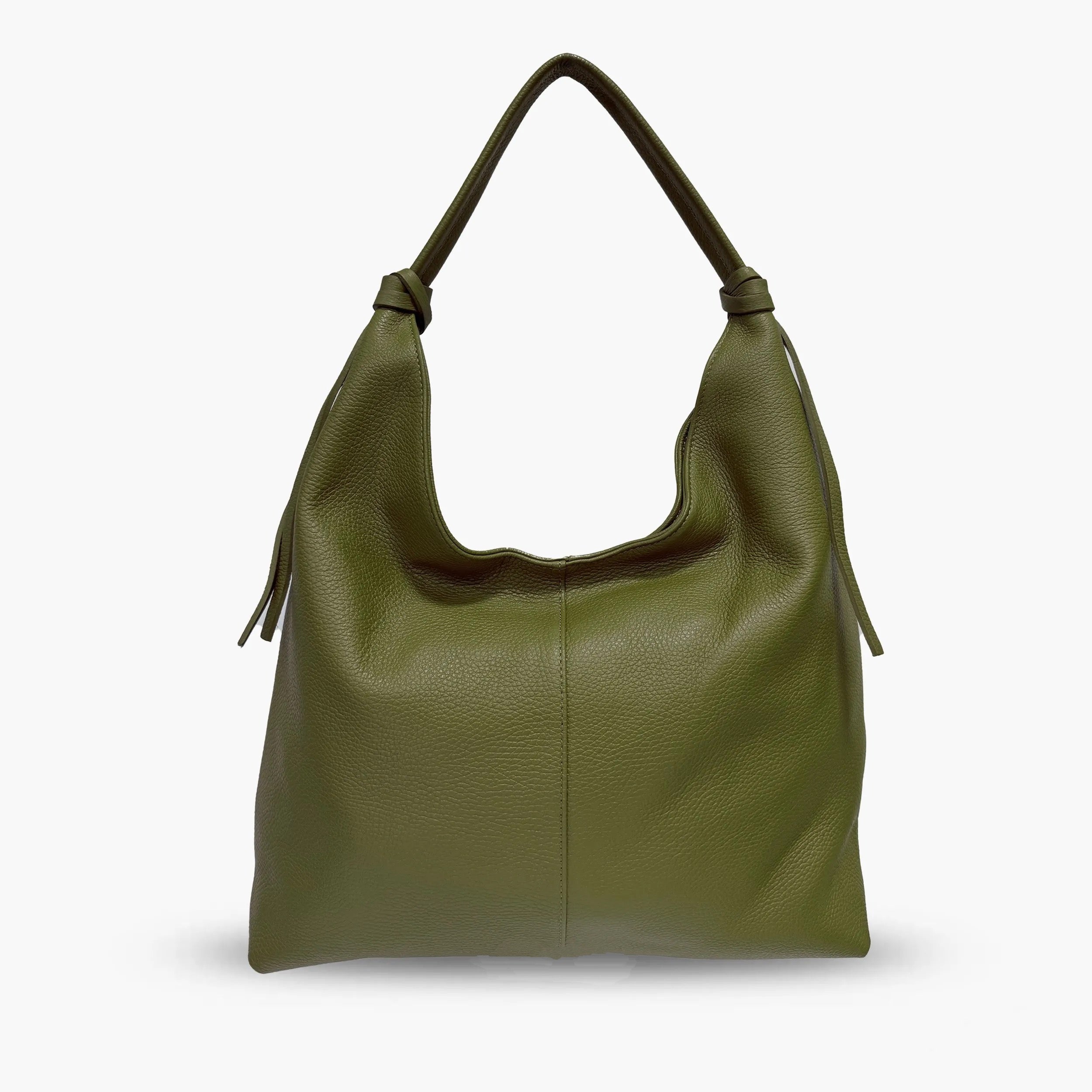 Shoulder Bag In Genuine Leather Made In Italy