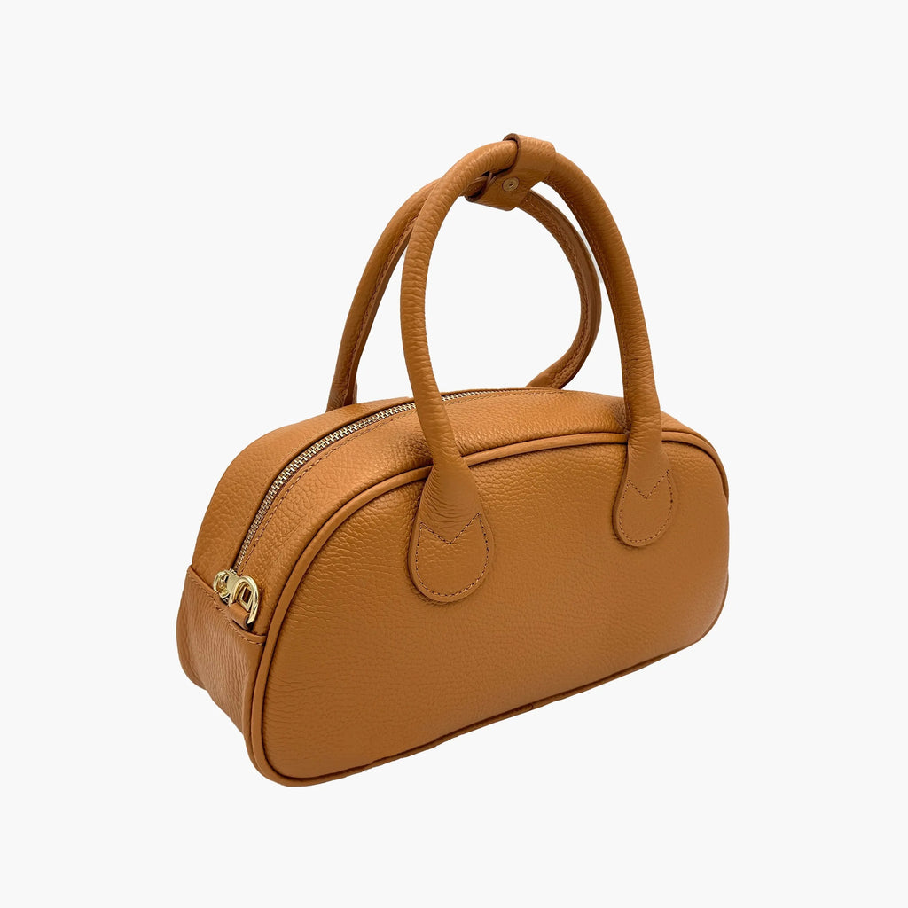 Shoulder Bag In Genuine Leather Made In Italy