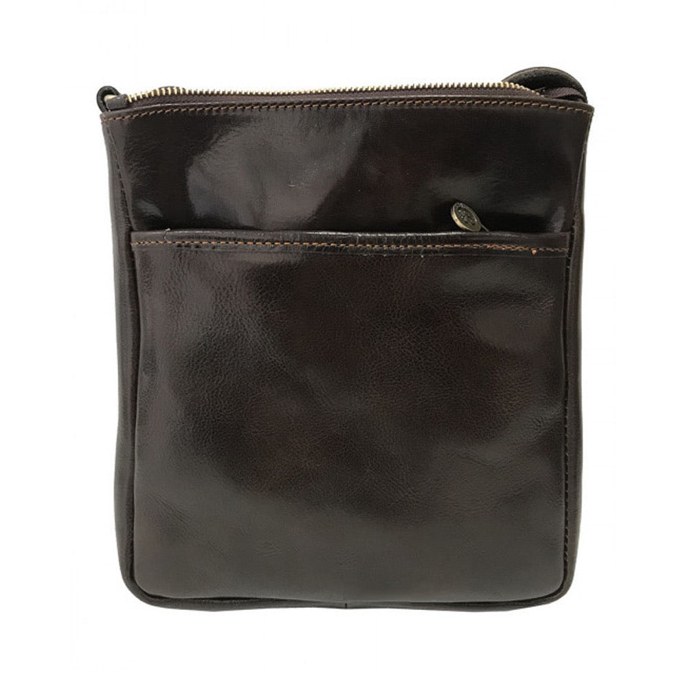 Made In Italy Genuine Leather Men's Shoulder Bag