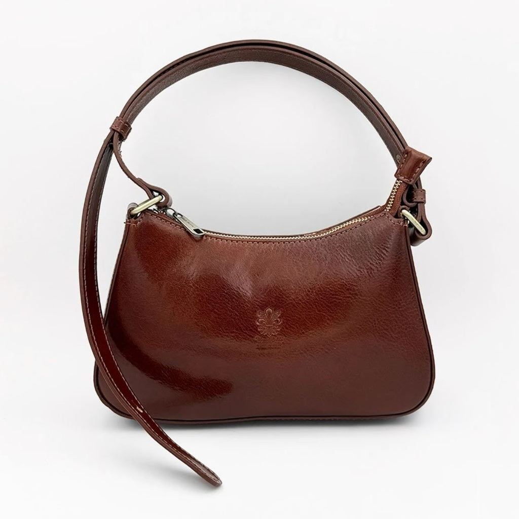 Genuine Leather Shoulder Bag Made In Italy