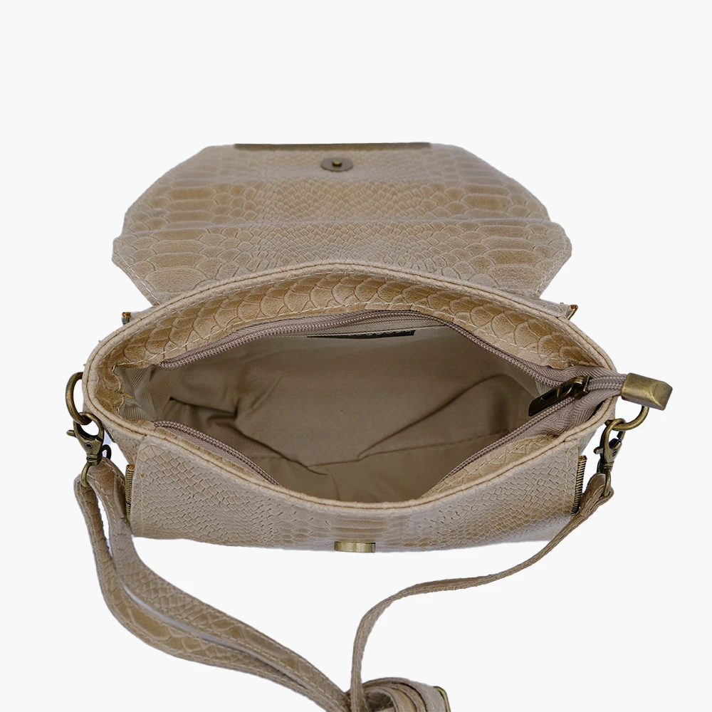 Genuine Leather Messenger Bag Made In Italy