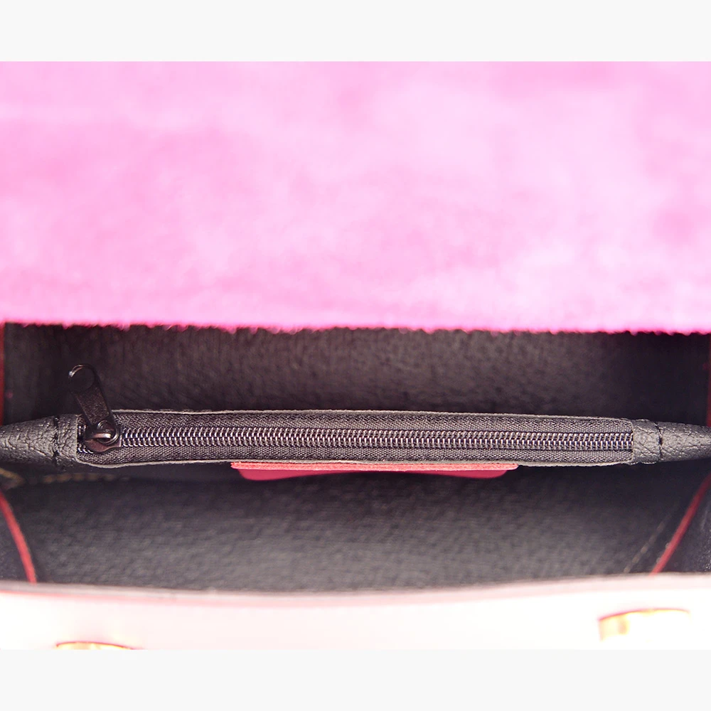 Messenger Bag In Genuine Leather Made In Italy