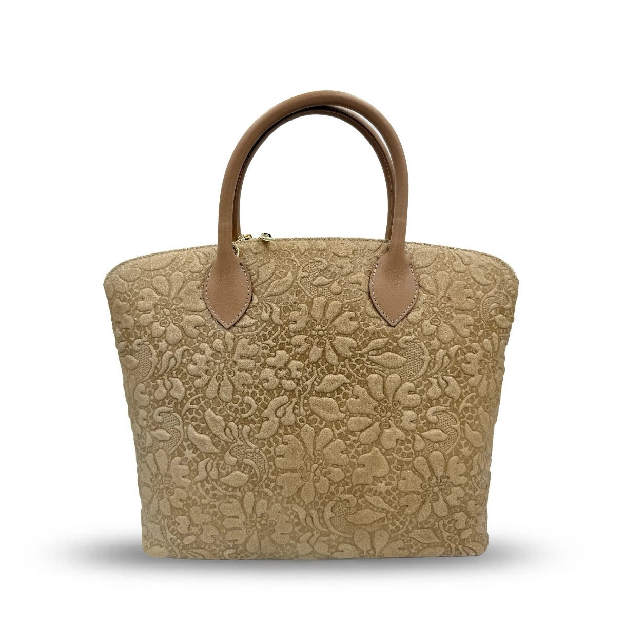 Handbag In Genuine Leather Made In Italy