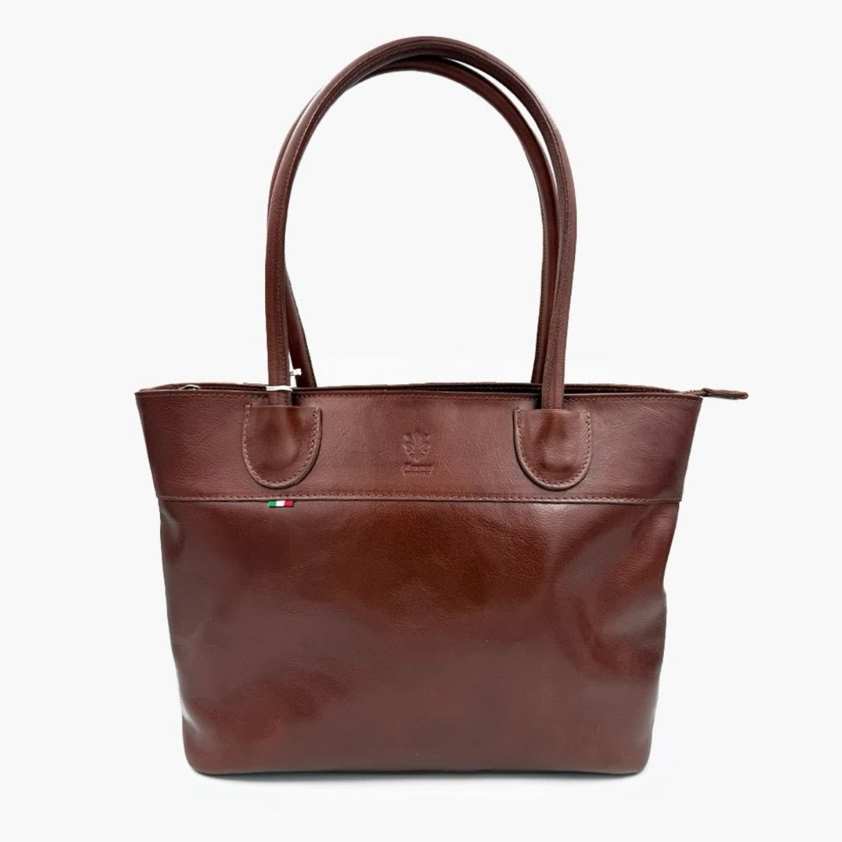 Shoulder Bag In Genuine Leather Made In Italy