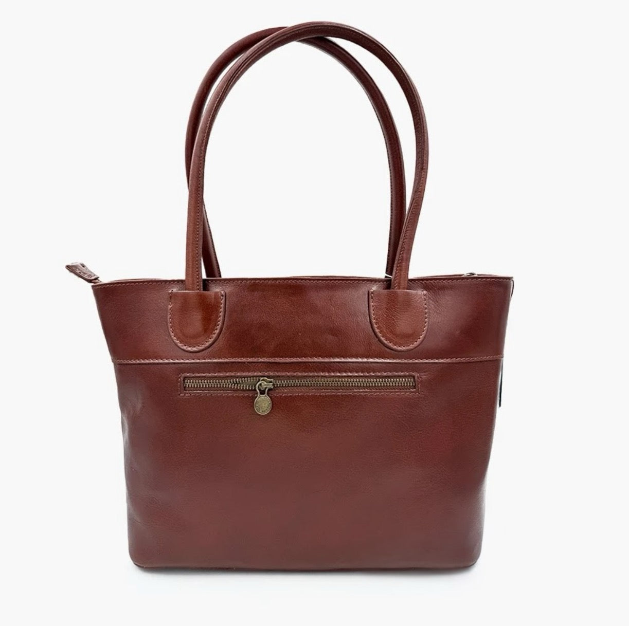 Shoulder Bag In Genuine Leather Made In Italy