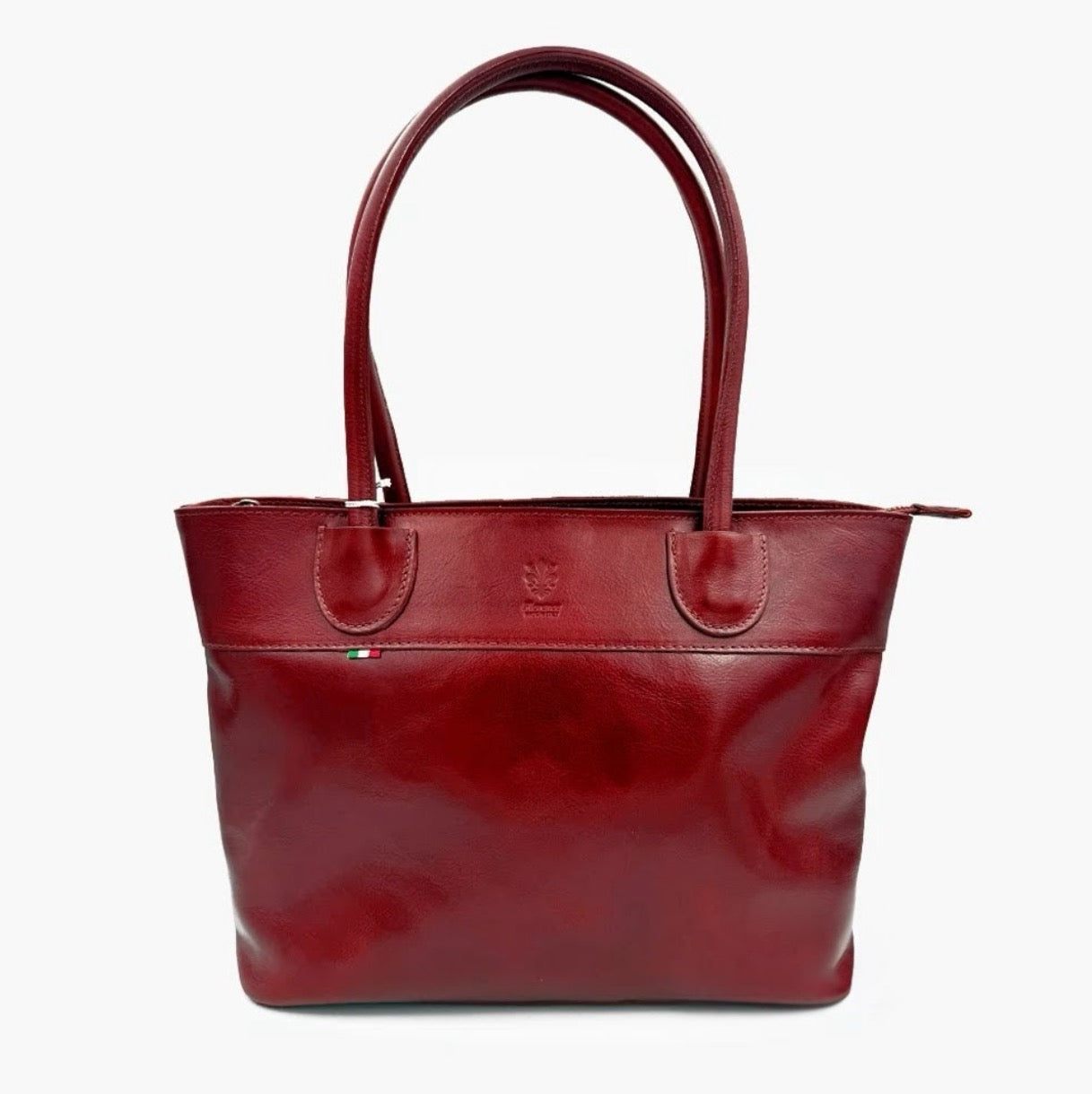 Shoulder Bag In Genuine Leather Made In Italy