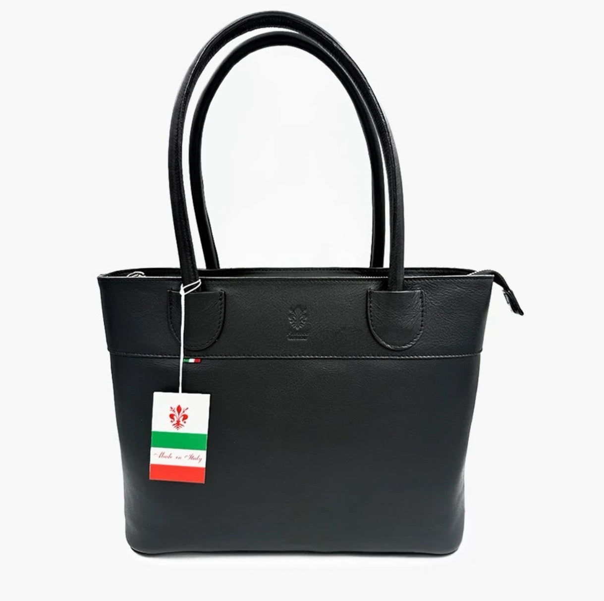 Shoulder Bag In Genuine Leather Made In Italy