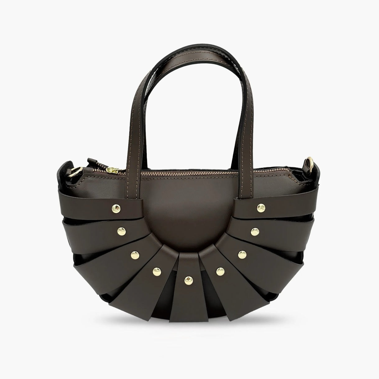 Handbag In Genuine Leather Made In Italy