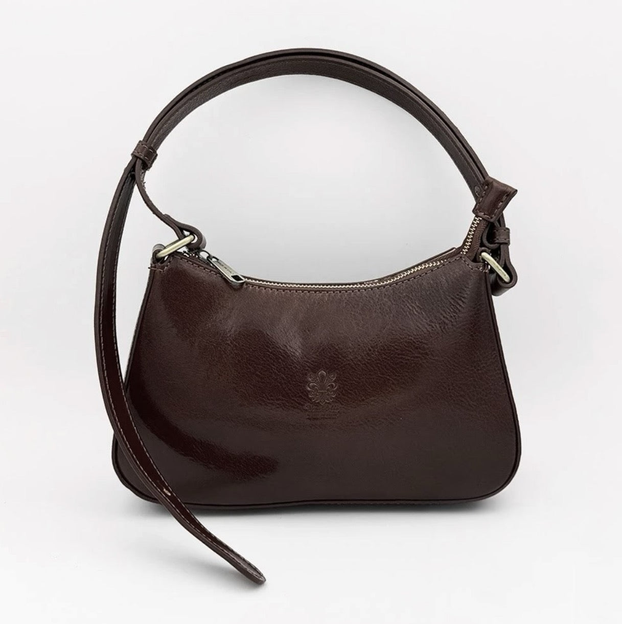 Genuine Leather Shoulder Bag Made In Italy