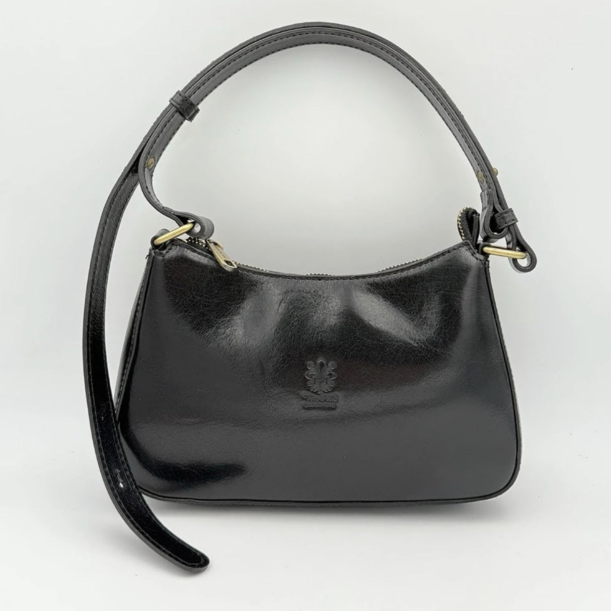 Genuine Leather Shoulder Bag Made In Italy