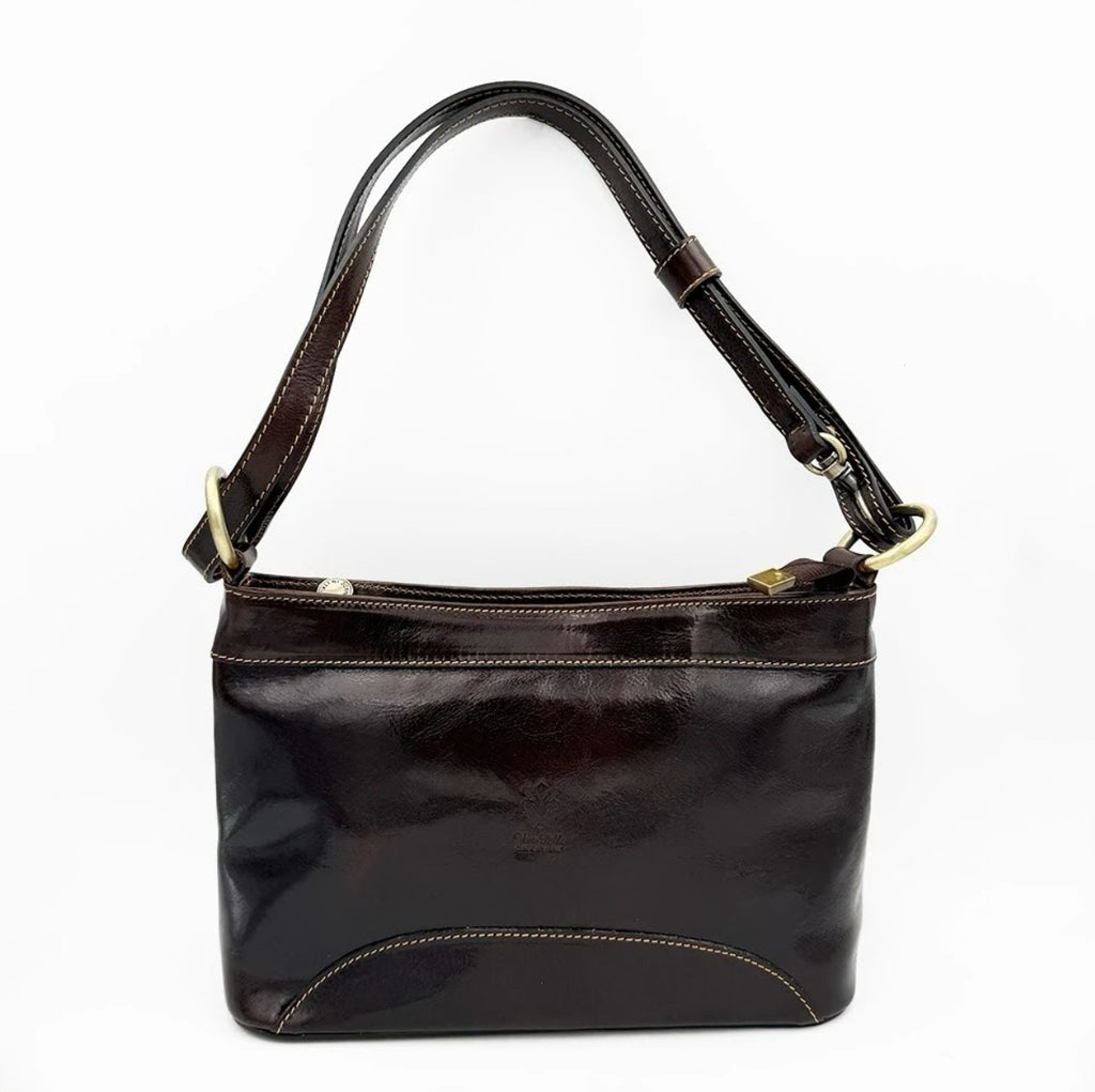 Messenger Bag In Genuine Leather Made In Italy