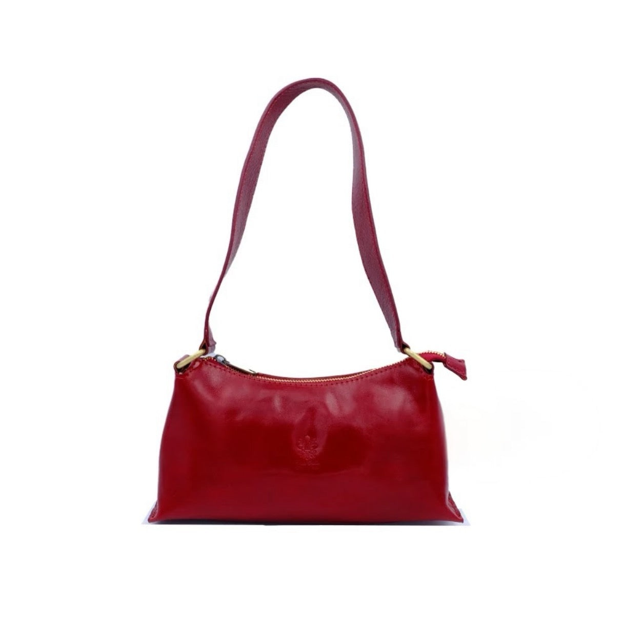Shoulder Bag In Genuine Leather Made In Italy