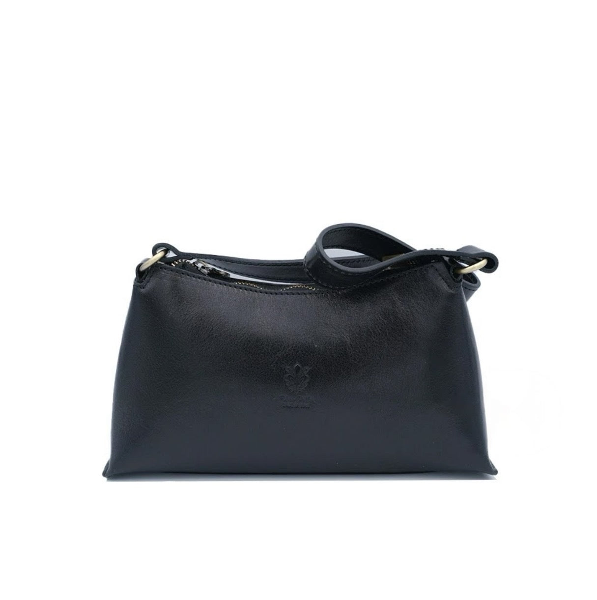 Shoulder Bag In Genuine Leather Made In Italy