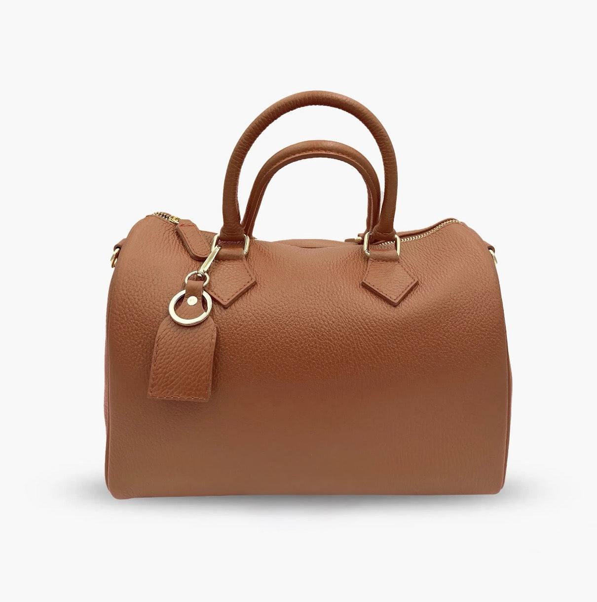 Handbag In Genuine Leather Made In Italy