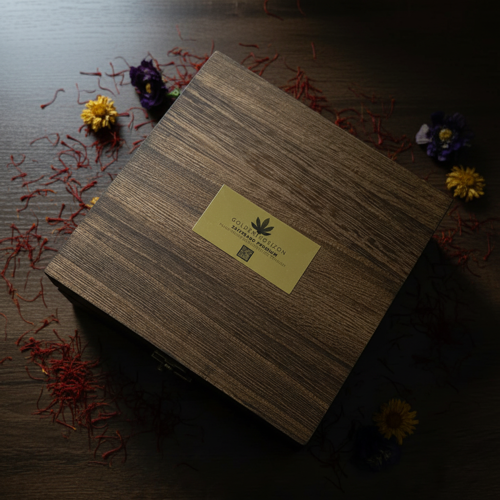 Golden Horizon – Closed Box Flat Lay
